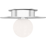 Nodes Ceiling Light - Polished Nickel / White