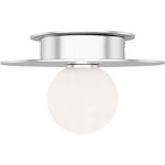 Nodes Ceiling Light - Polished Nickel / White