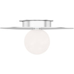 Nodes Ceiling Light - Polished Nickel / White