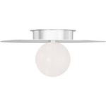 Nodes Ceiling Light - Polished Nickel / White