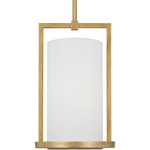 Sherwood Pendant - Coastal Gild / White Linen