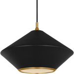 Stanza Extra Large Pendant - Midnight Black / Midnight Black