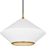 Stanza Extra Large Pendant - Matte White / Matte White