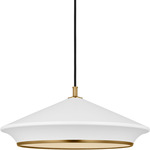 Stanza Grand Pendant - Matte White / Matte White