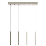 Eli Linear Multi Light Pendant - Satin Nickel