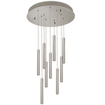 Eli Round Multi Light Pendant - Satin Nickel