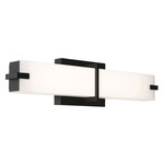 Miller Bathroom Vanity Light - Black / White