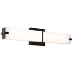 Miller Bathroom Vanity Light - Black / White