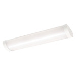 Pierce Linear Ceiling Light - White / White