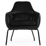 Asento Lounge Chair - Black / Black