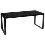 Plaited Bench - Black / Black Nylon