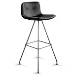 Primum Bar Stool - Stainless Steel / Black