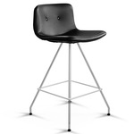Primum Bar Stool - Stainless Steel / Black