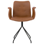 Primum Armchair - Black / Cognac