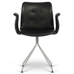 Primum Armchair - Stainless Steel / Black