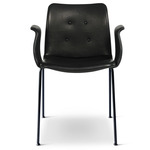 Primum Stackable Armchair - Black / Black