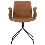 Primum Armchair - Black / Cognac