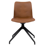 Primum Dynamic Swivel Chair - Black / Cognac