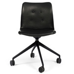 Primum Dynamic Swivel Chair with Castors - Black / Black