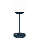 Mooon Portable Table Lamp Max with Glass Diffuser - Acapulco Blue / White