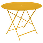Bistro Round Folding Table - Honey Textured