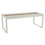 Bellevie Dining Table with Storage - Clay Grey