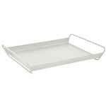 Alto Metal Tray with Handles - Clay Grey