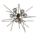 Griffin Starburst Pendant - Bronze / Cool Grey