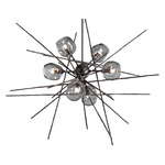 Griffin Starburst Pendant - Dark Smoke / Cool Grey