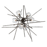 Griffin Starburst Pendant - Oil Rubbed Bronze / Clear