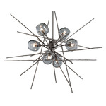 Griffin Starburst Pendant - Natural Iron / Cool Grey