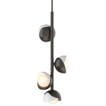 Brooklyn Vertical Pendant - Oil Rubbed Bronze / White