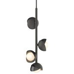 Brooklyn Vertical Pendant - Natural Iron / Ink