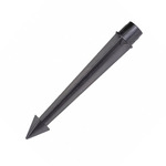S8 15 Inch Low Voltage Mounting Stake - Black