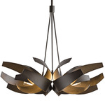 Corona Chandelier - Dark Smoke / Clear / Frosted