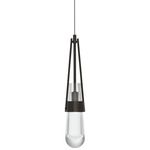 Link Low Voltage Mini Pendant - Oil Rubbed Bronze / Clear