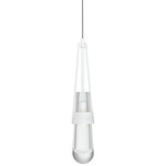 Link Low Voltage Mini Pendant - White / Clear