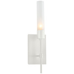 Vela Wall Sconce - White / Frosted