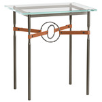 Equus Side Table - Oil Rubbed Bronze / Dark Smoke