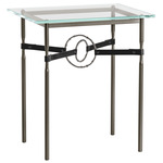 Equus Side Table - Oil Rubbed Bronze / Dark Smoke