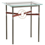 Equus Side Table - Oil Rubbed Bronze / Soft Gold
