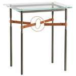 Equus Side Table - Oil Rubbed Bronze / Soft Gold