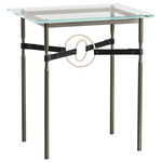 Equus Side Table - Oil Rubbed Bronze / Soft Gold