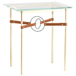 Equus Side Table - Modern Brass / Vintage Platinum
