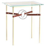 Equus Side Table - Modern Brass / Sterling