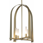 Triomphe Pendant - Modern Brass / Frosted