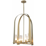 Triomphe Pendant - Modern Brass / Frosted