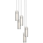 Exos 5 Light Multi Light Pendant - Ink / Opal