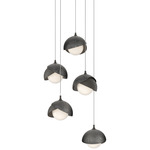 Brooklyn Multi Light Pendant - Dark Smoke / Ink