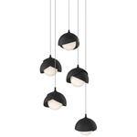 Brooklyn Multi Light Pendant - Black / Black